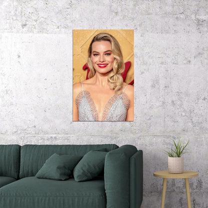 Margot Robbie Cinema Actor Film Producer Poster Wall Art Print Home Wall Decor - xonomax