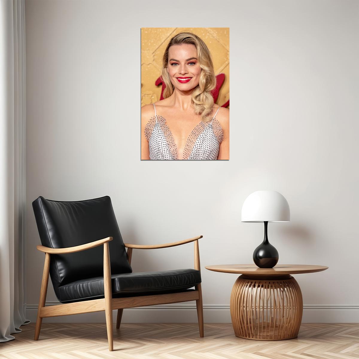 Margot Robbie Cinema Actor Film Producer Poster Wall Art Print Home Wall Decor - xonomax