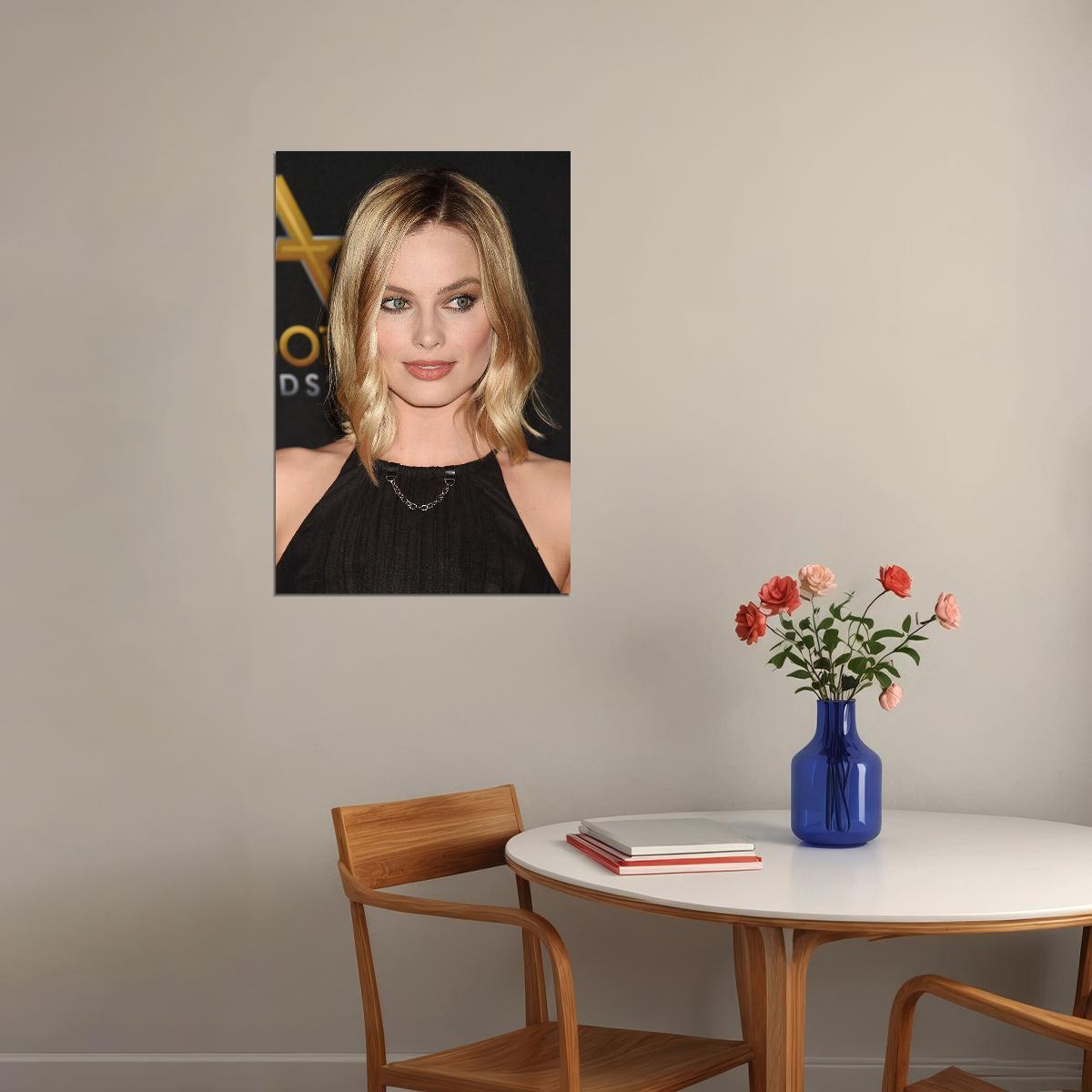 Margot Robbie Cinema Actress Film Producer Poster Wall Art Print Home Wall Decor - xonomax