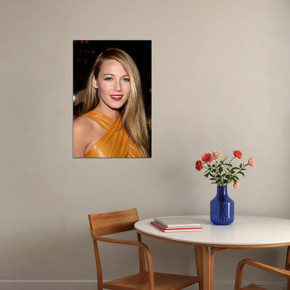 Blake Lively Celebrity Movie Actress Lawyer Artist Poster Wall Art Print Home Wall Decor - xonomax