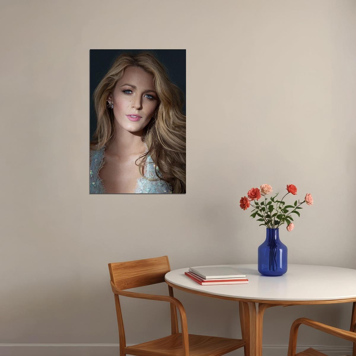 Blake Lively Celebrity Movie Actress Model Artist Poster Wall Art Print Home Wall Decor - xonomax