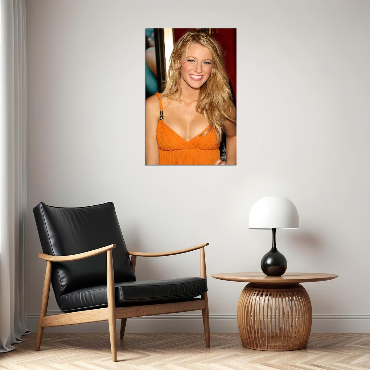 Blake Lively Celebrity Movie Actor Model Artist Poster Wall Art Print Home Wall Decor - xonomax