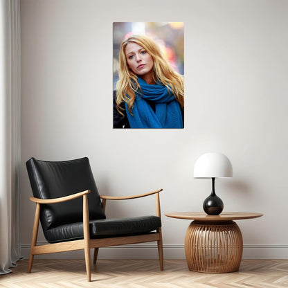 Blake Lively Celebrity Cinema Actor Artist Poster Wall Art Print Home Wall Decor - xonomax
