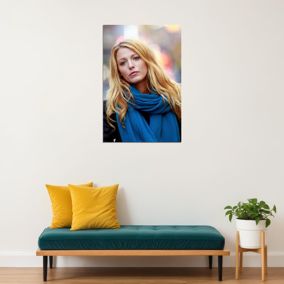 Blake Lively Celebrity Cinema Actor Artist Poster Wall Art Print Home Wall Decor - xonomax