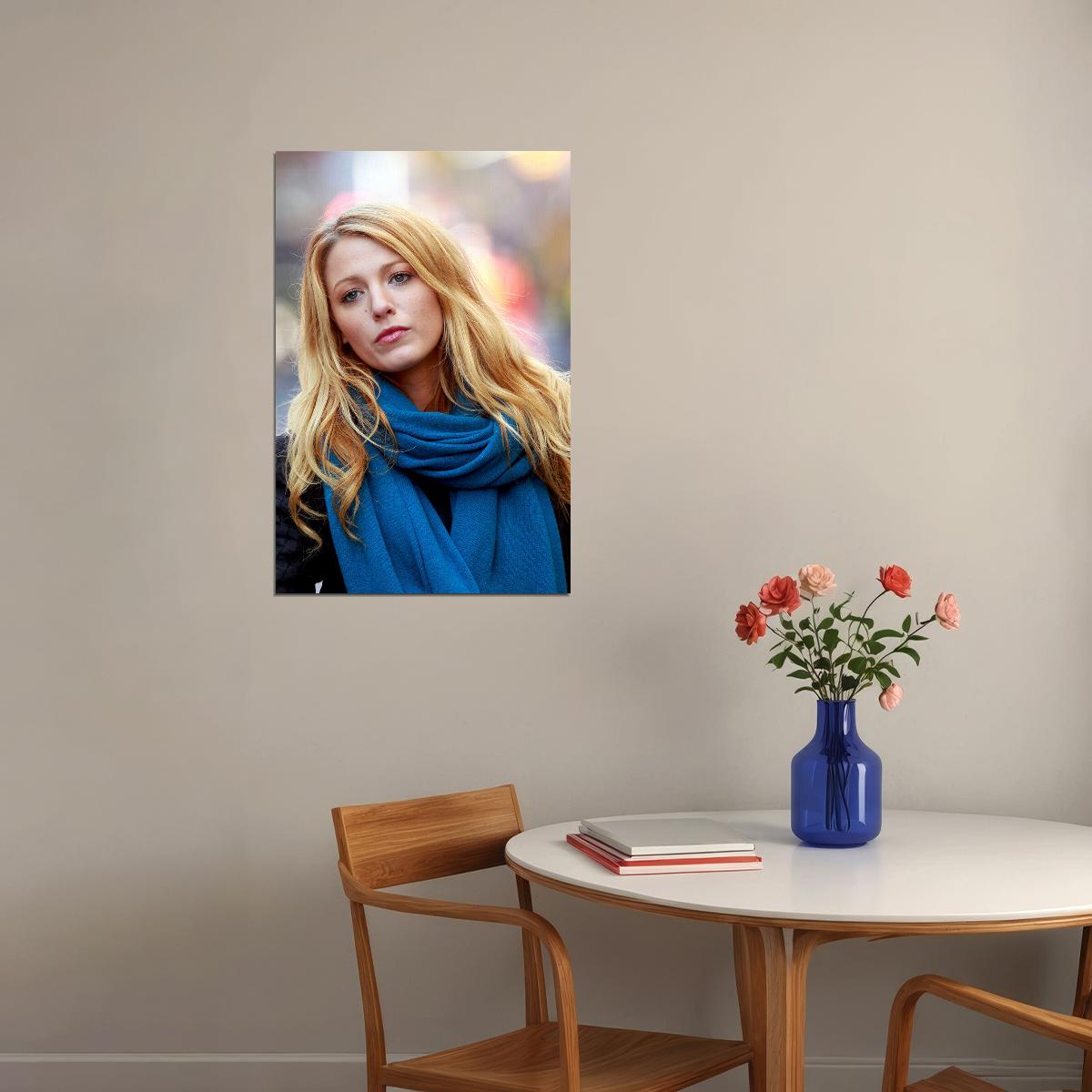 Blake Lively Celebrity Cinema Actor Artist Poster Wall Art Print Home Wall Decor - xonomax