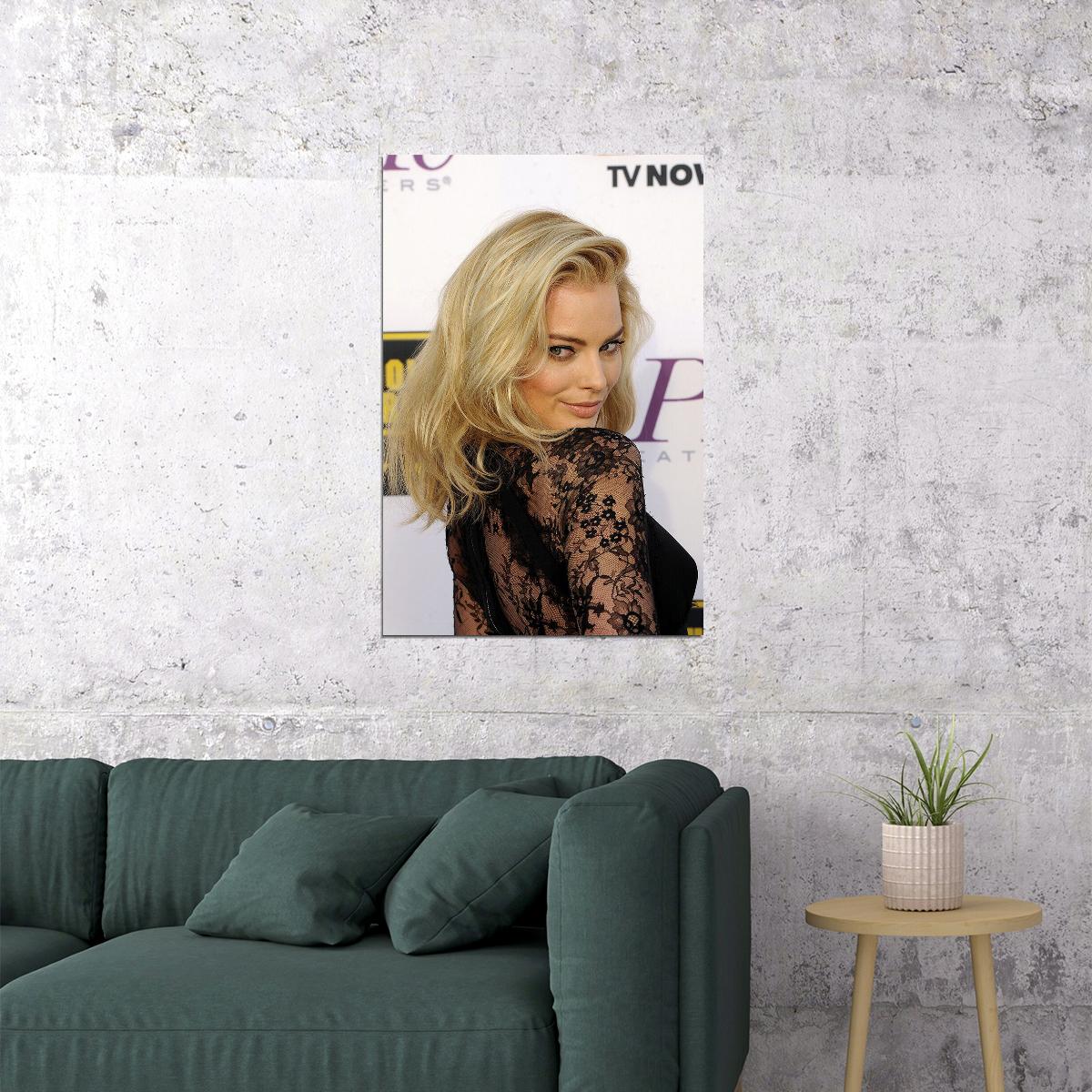 Margot Robbie Celebrity Movie Actress Producer Poster Wall Art Print Home Wall Decor - xonomax