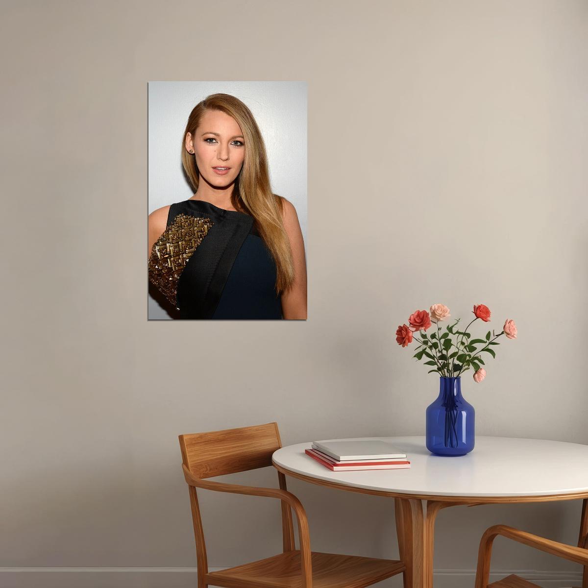 Blake Lively Celebrity Cinema Actress Artist Poster Wall Art Print Home Wall Decor - xonomax
