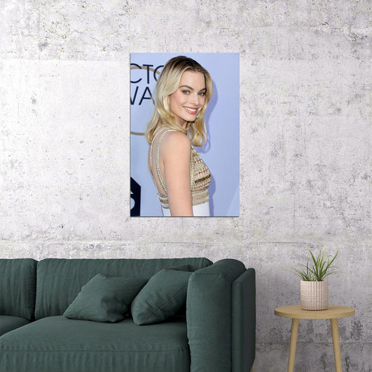 Margot Robbie Celebrity Movie Actor Producer Poster Wall Art Print Home Wall Decor - xonomax