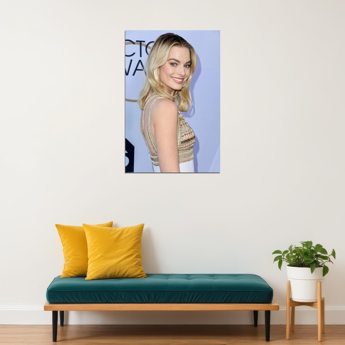 Margot Robbie Celebrity Movie Actor Producer Poster Wall Art Print Home Wall Decor - xonomax