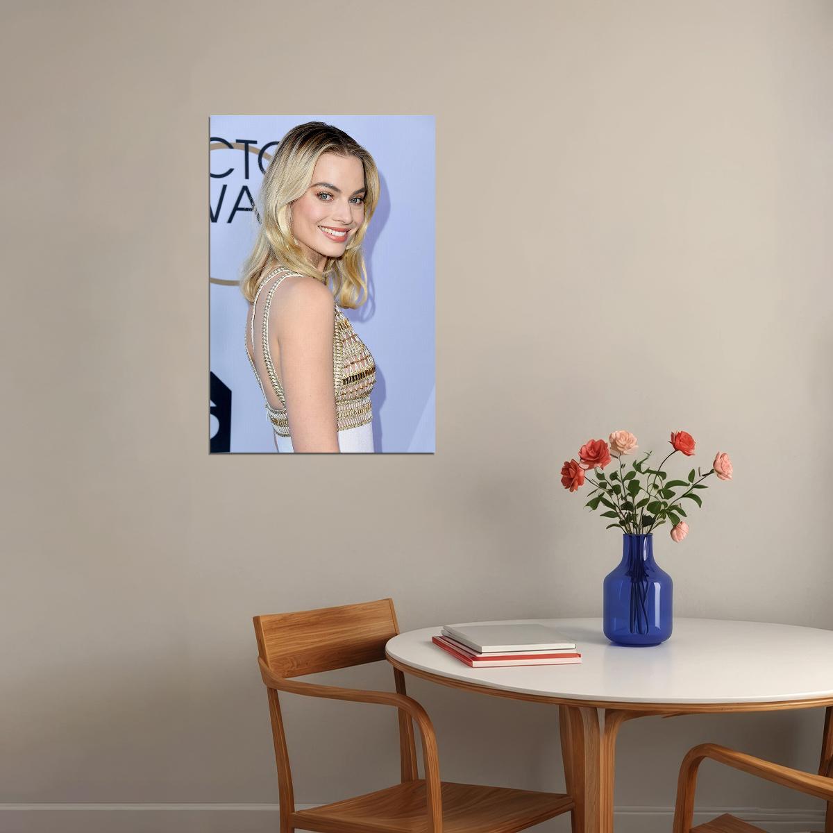 Margot Robbie Celebrity Movie Actor Producer Poster Wall Art Print Home Wall Decor - xonomax