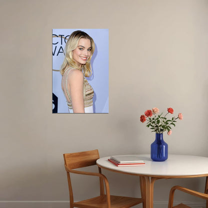 Margot Robbie Celebrity Movie Actor Producer Poster Wall Art Print Home Wall Decor - xonomax