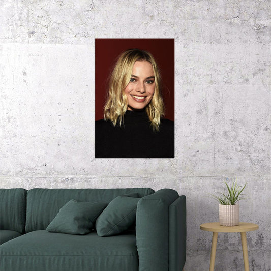 Margot Robbie Celebrity Movie Actress Producer Poster Wall Art Print Home Wall Decor - xonomax