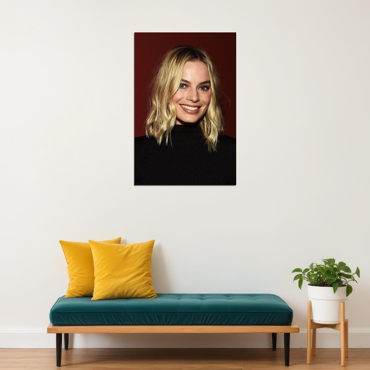 Margot Robbie Celebrity Movie Actress Producer Poster Wall Art Print Home Wall Decor - xonomax