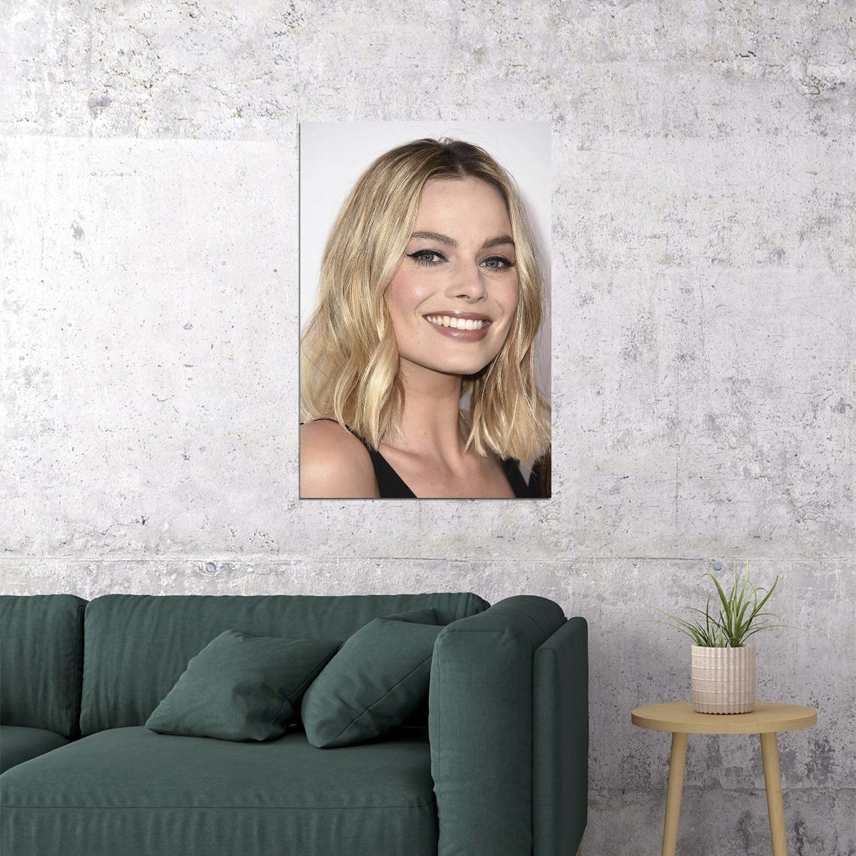Margot Robbie Celebrity Movie Actor Producer Poster Wall Art Print Home Wall Decor - xonomax