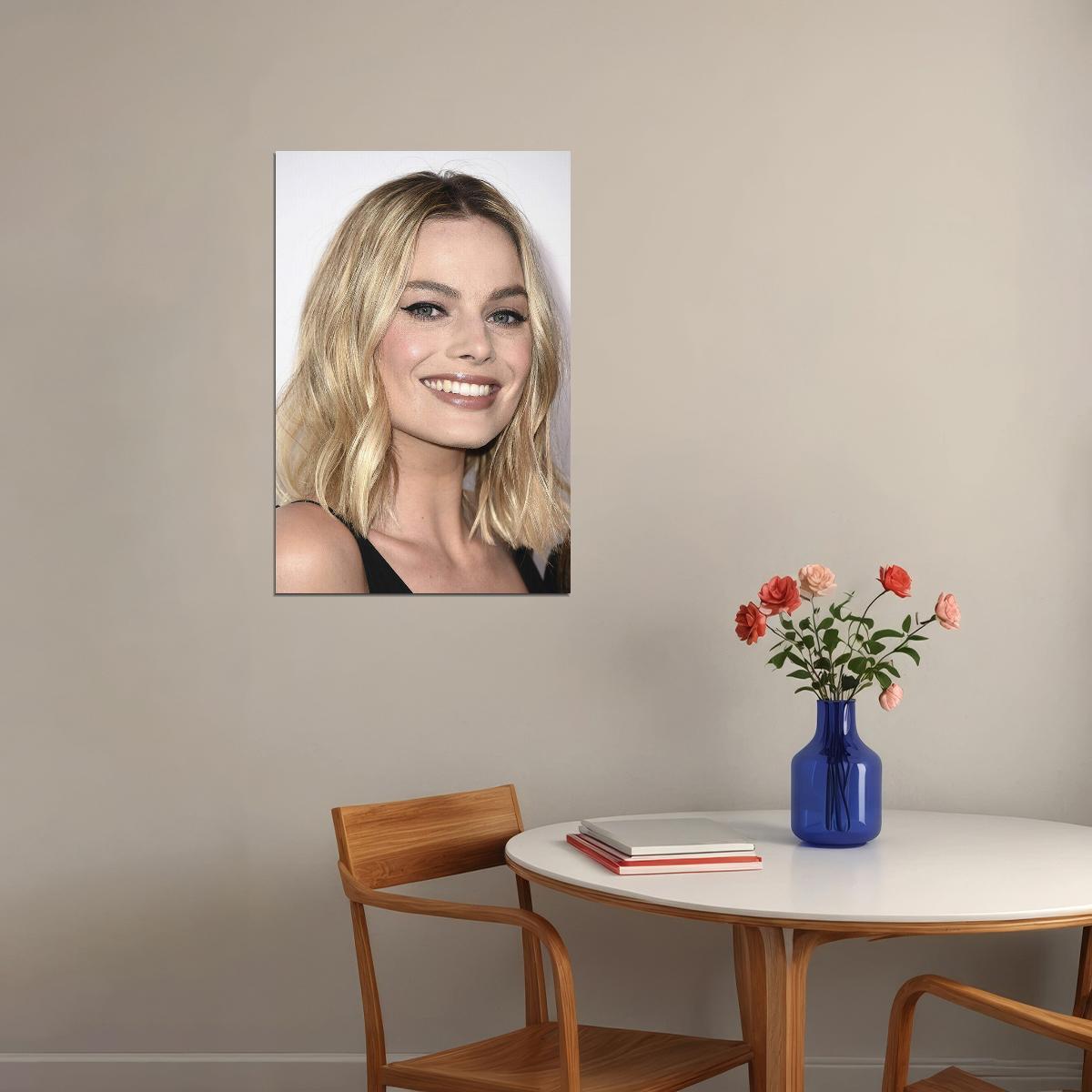 Margot Robbie Celebrity Movie Actor Producer Poster Wall Art Print Home Wall Decor - xonomax