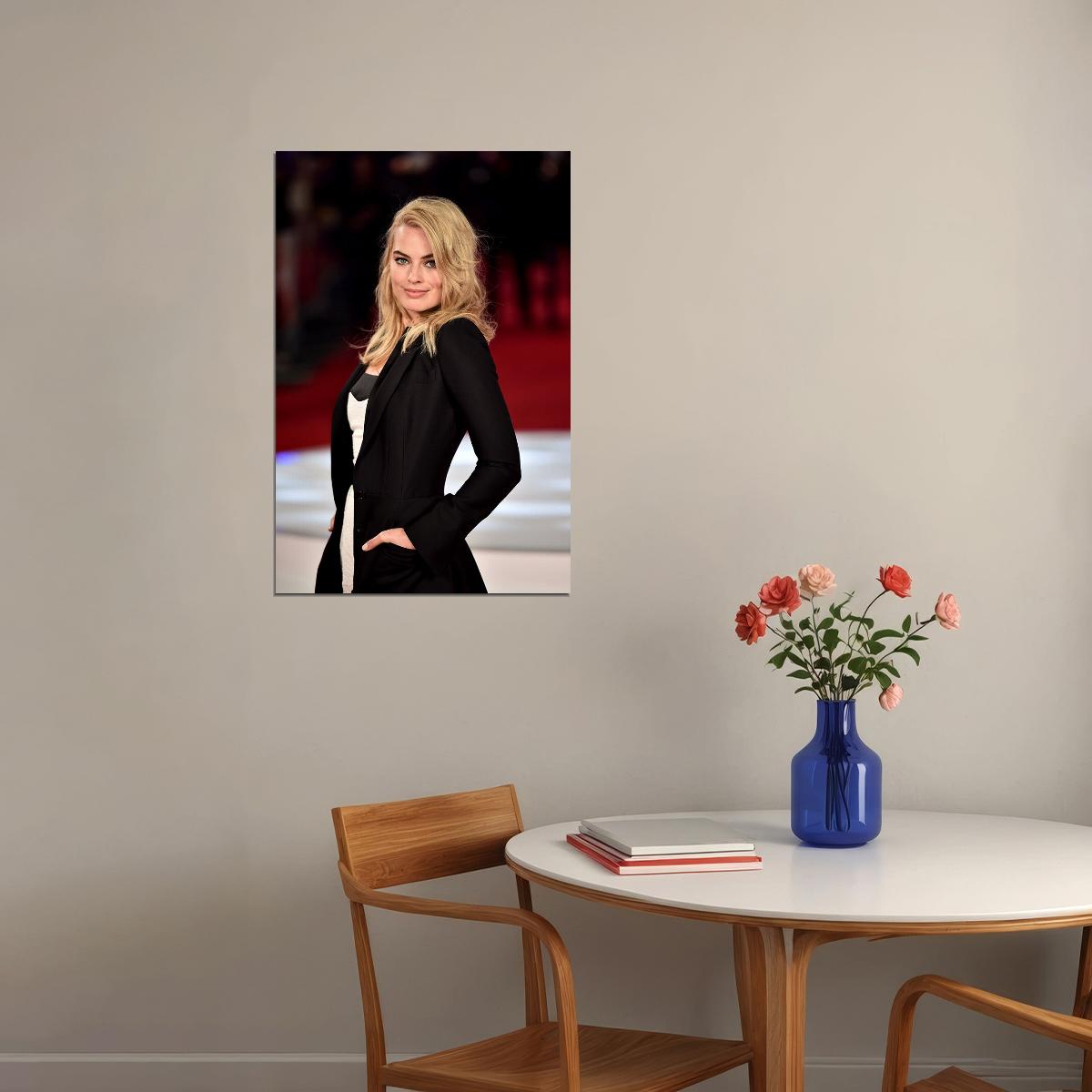 Margot Robbie Celebrity Cinema Actor Producer Poster Wall Art Print Home Wall Decor - xonomax