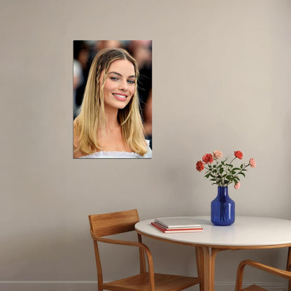 Margot Robbie Celebrity Cinema Actress Producer Poster Wall Art Print Home Wall Decor - xonomax