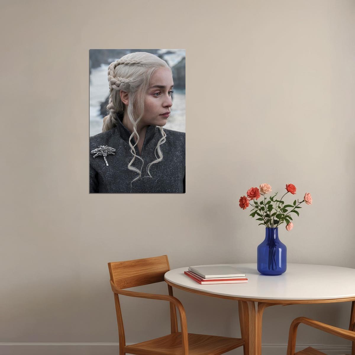 Emilia Clarke Got Celebrity Drama Tv Series Poster Wall Art Print Home Wall Decor - xonomax