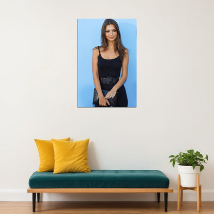 Emily Ratajkowski Cinema Actress Model Artist Poster Wall Art Print Home Wall Decor - xonomax
