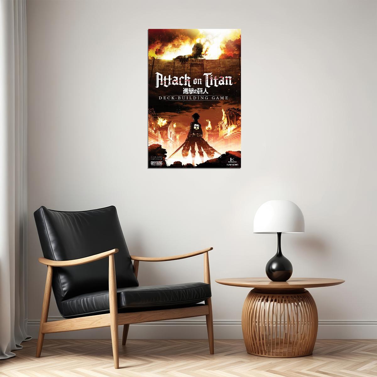 Attack On Titan Animation Action Adventure Poster Wall Art Print Home Wall Decor - xonomax