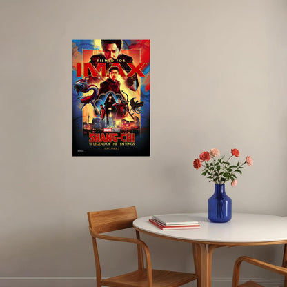 Shang Chi The Legend Of The Ten Rings Movie War Poster Wall Art Print Home Wall Decor - xonomax