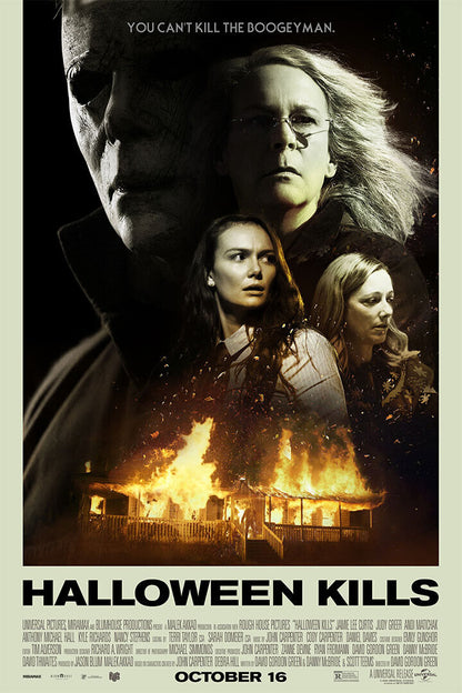 Halloween Kills Movie Thriller Horror Action Poster Wall Art Print Home Wall Decor - xonomax