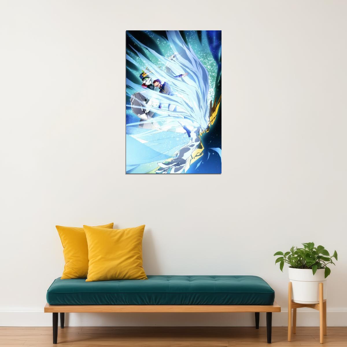 Mobile Suit Gundam Narrative Movie Adventure Poster Wall Art Print Home Wall Decor - xonomax