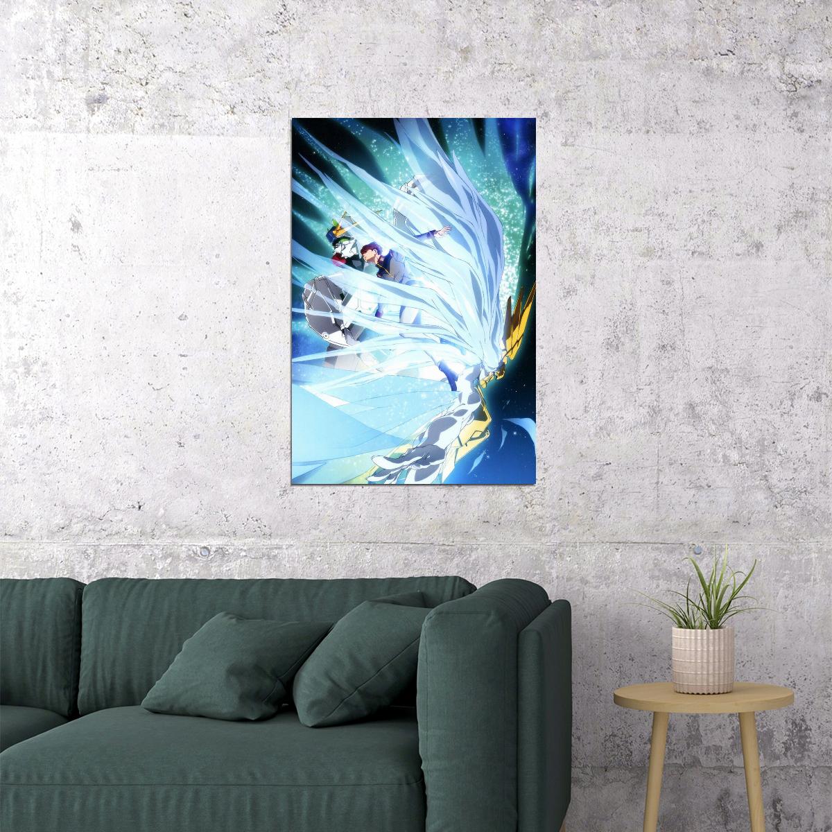 Mobile Suit Gundam Narrative Movie Adventure Poster Wall Art Print Home Wall Decor - xonomax