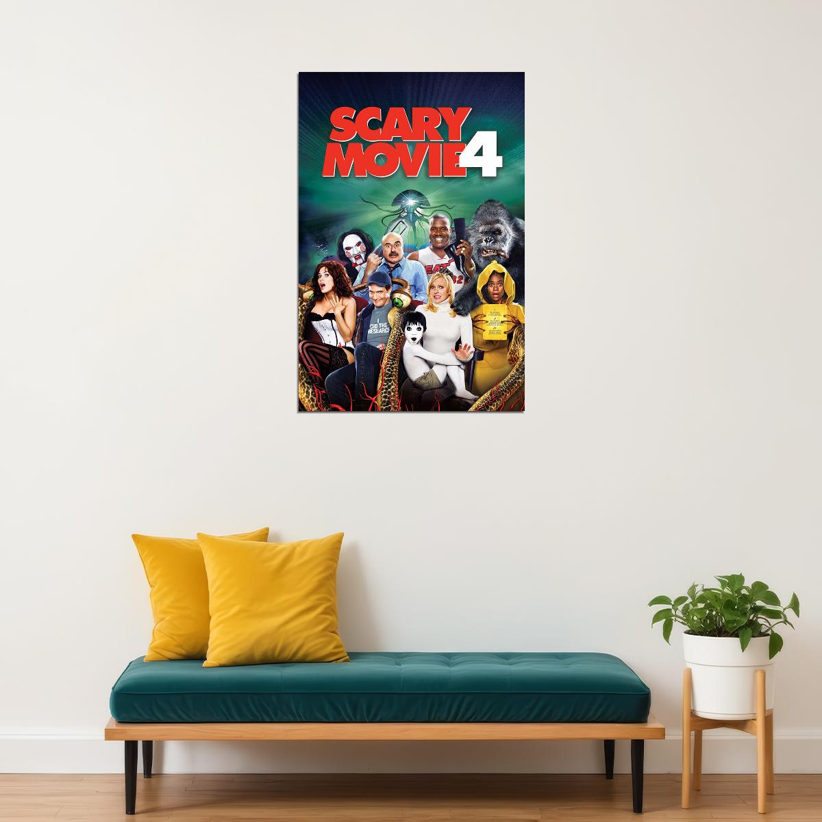 Scary Movie Action Comedy Poster Wall Art Print Home Wall Decor