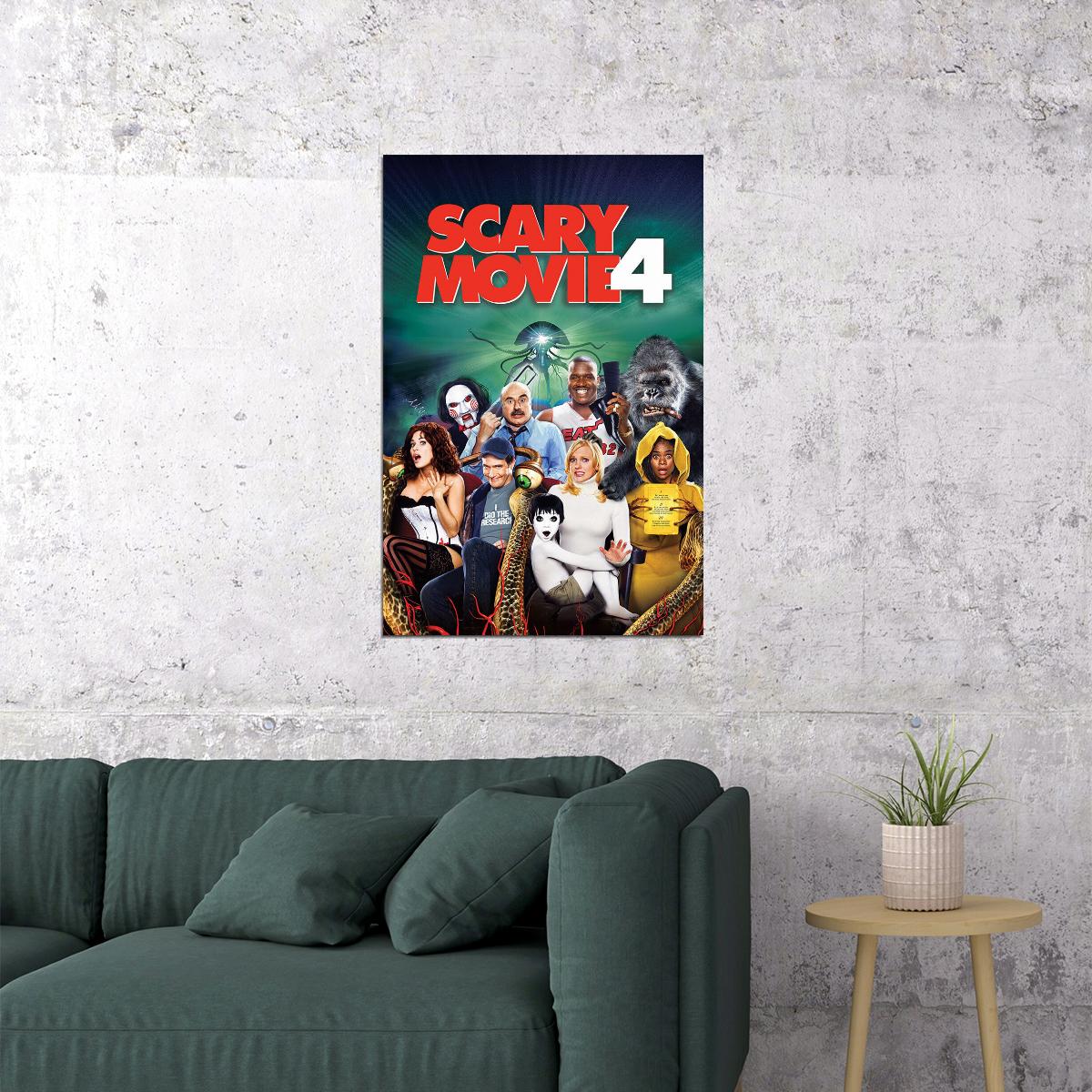Scary Movie Action Comedy Poster Wall Art Print Home Wall Decor