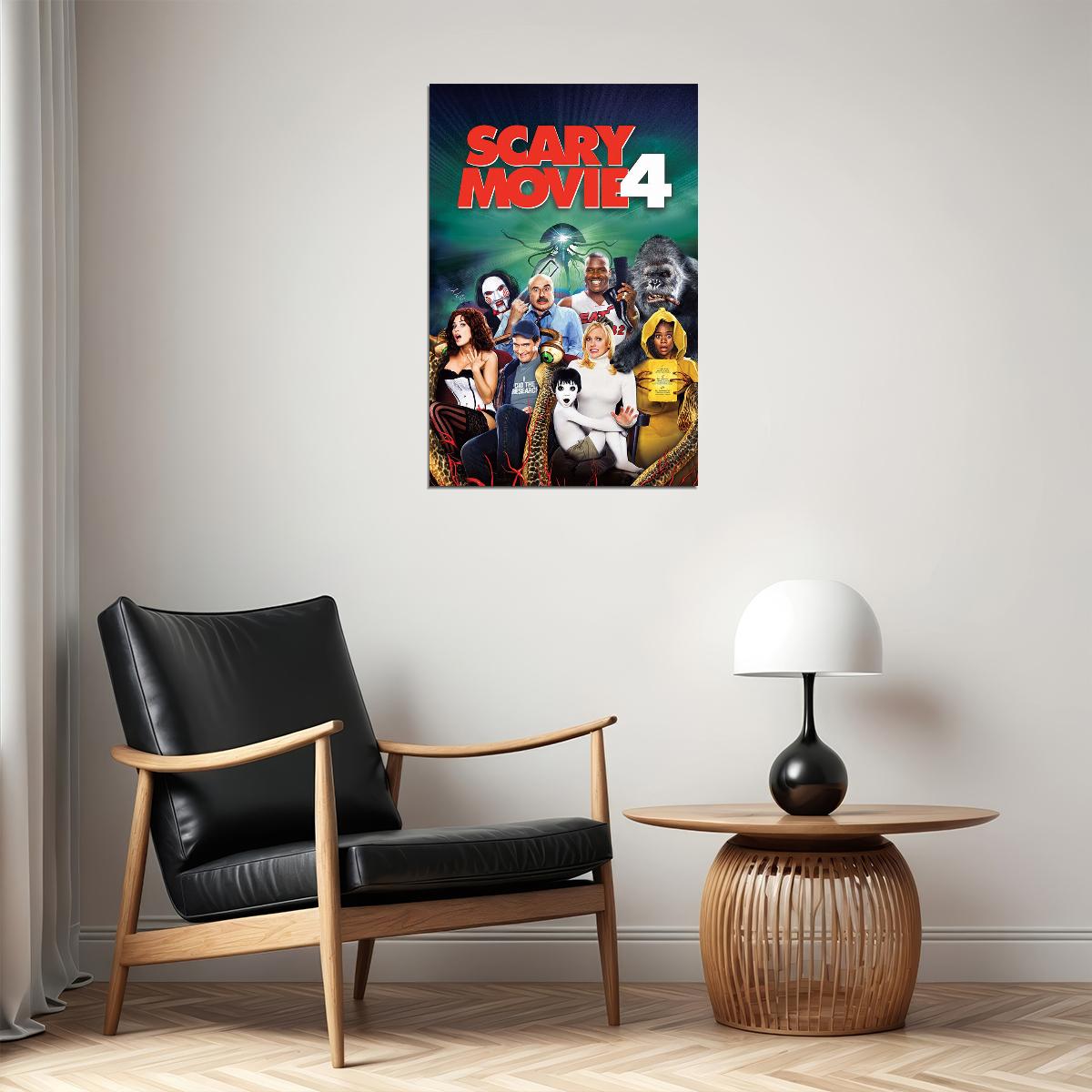 Scary Movie Action Comedy Poster Wall Art Print Home Wall Decor
