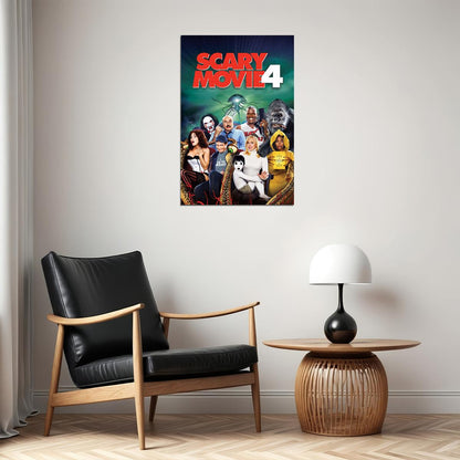 Scary Movie Action Comedy Poster Wall Art Print Home Wall Decor