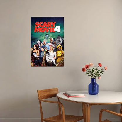 Scary Movie Action Comedy Poster Wall Art Print Home Wall Decor