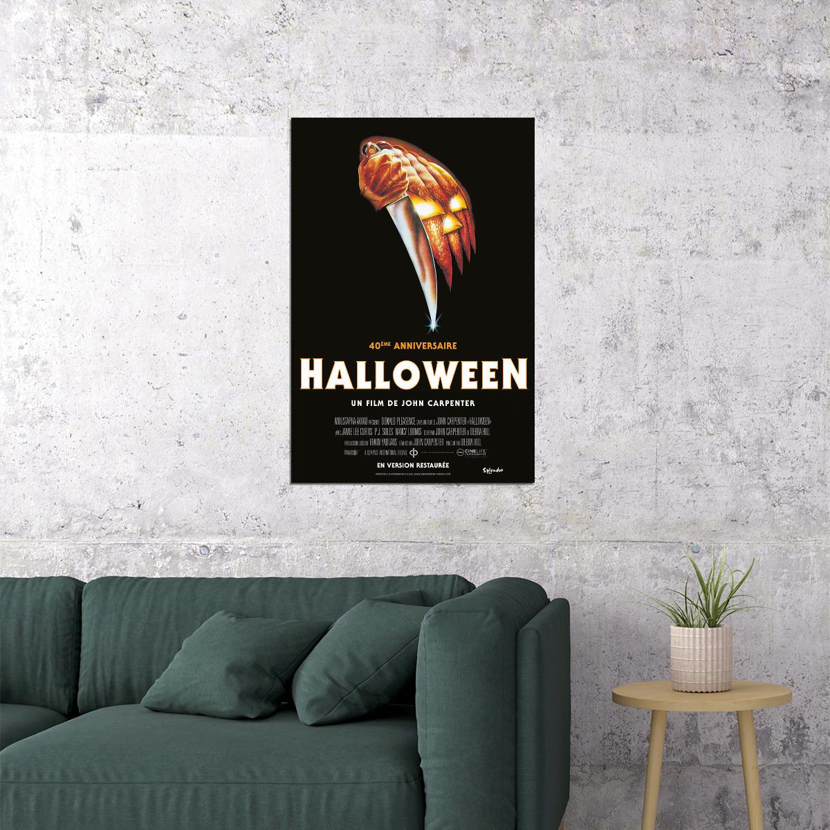 Halloween Movie Cover Thriller Action Poster Wall Art Print Home Wall Decor - xonomax