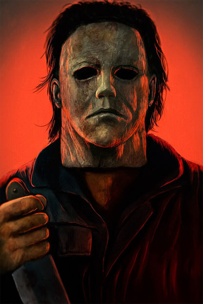 Halloween Movie Michael Myers Thriller Horror Poster Wall Art Print Home Wall Decor - xonomax