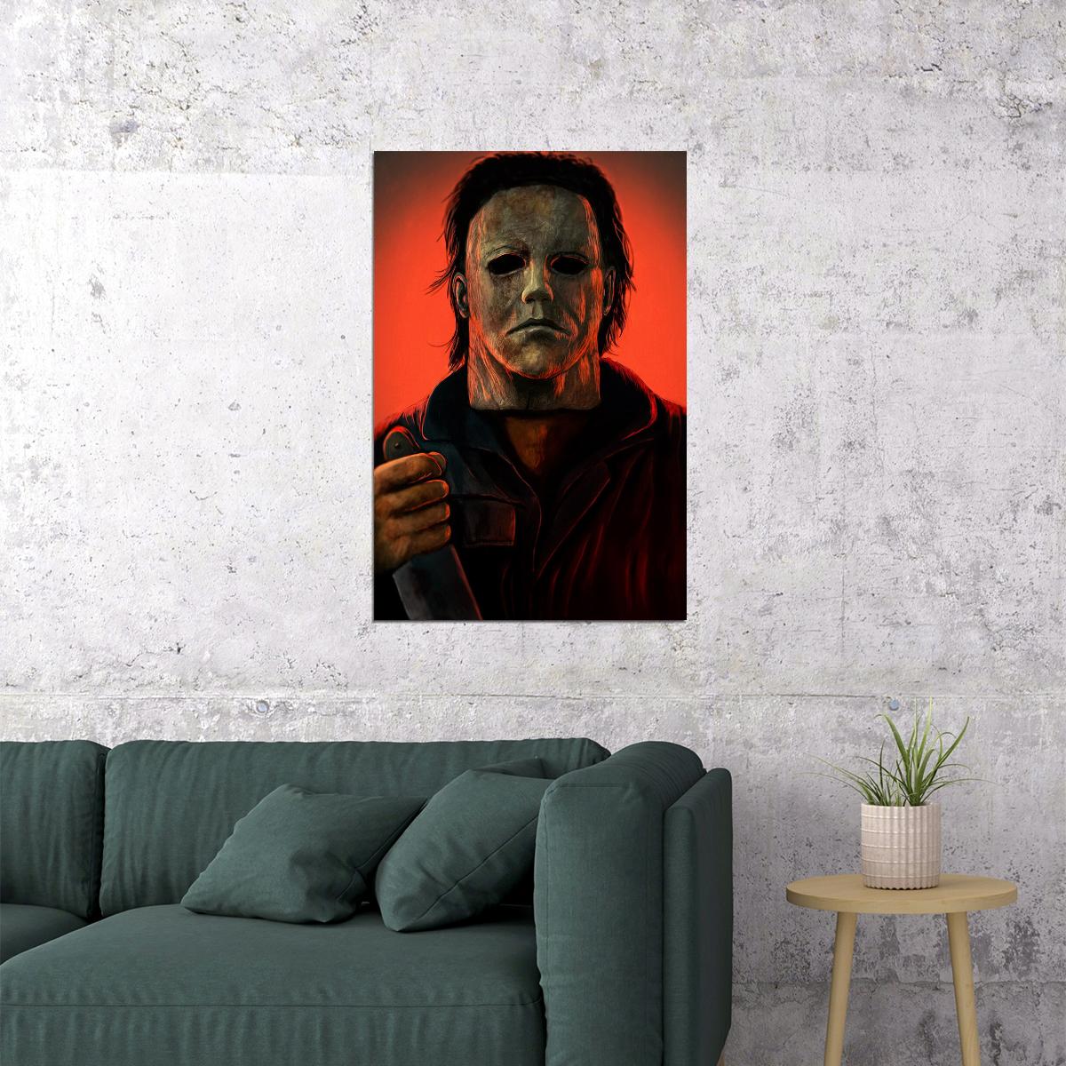 Halloween Movie Michael Myers Thriller Horror Poster Wall Art Print Home Wall Decor - xonomax