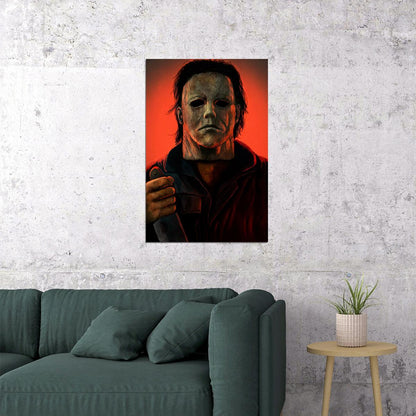Halloween Movie Michael Myers Thriller Horror Poster Wall Art Print Home Wall Decor - xonomax