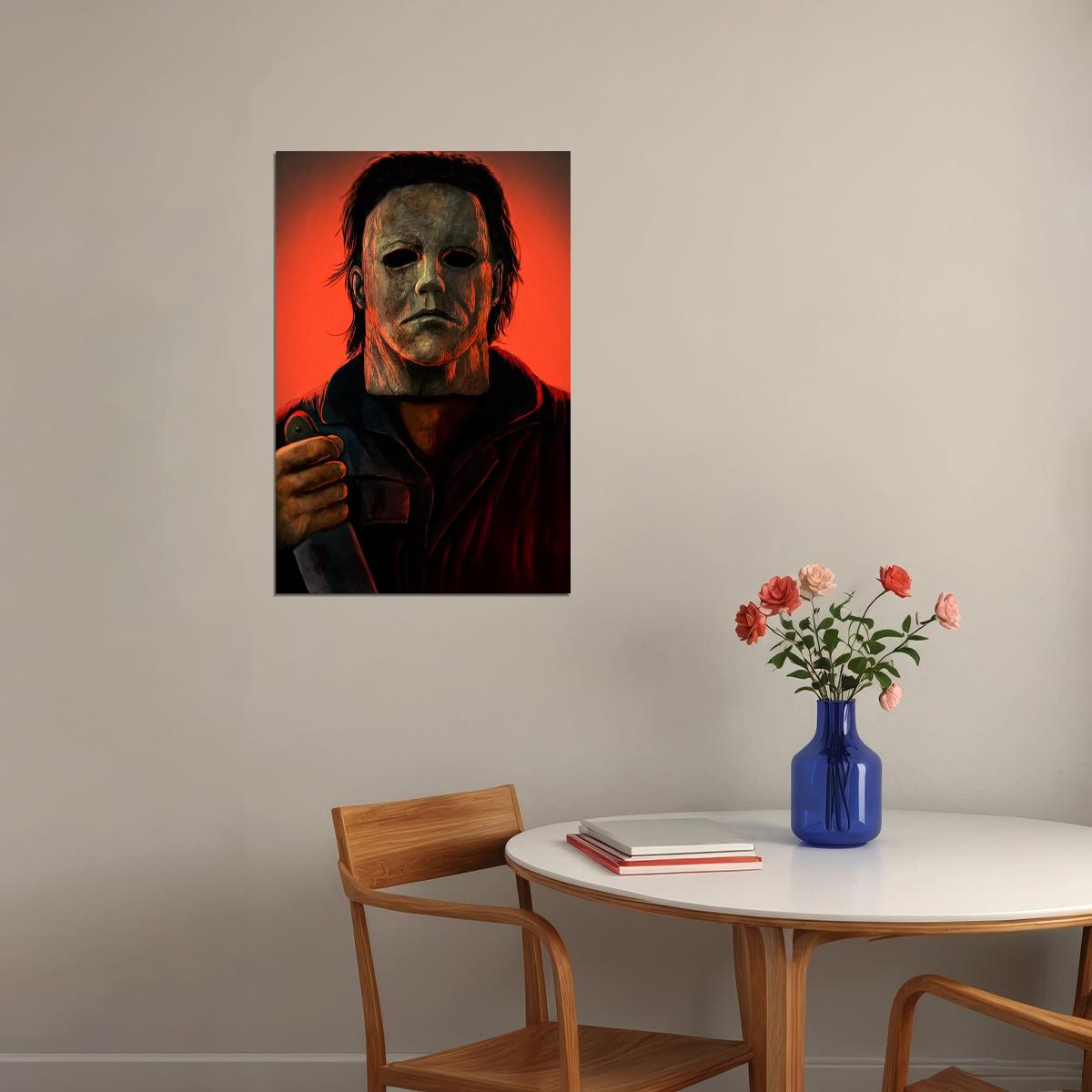 Halloween Movie Michael Myers Thriller Horror Poster Wall Art Print Home Wall Decor - xonomax