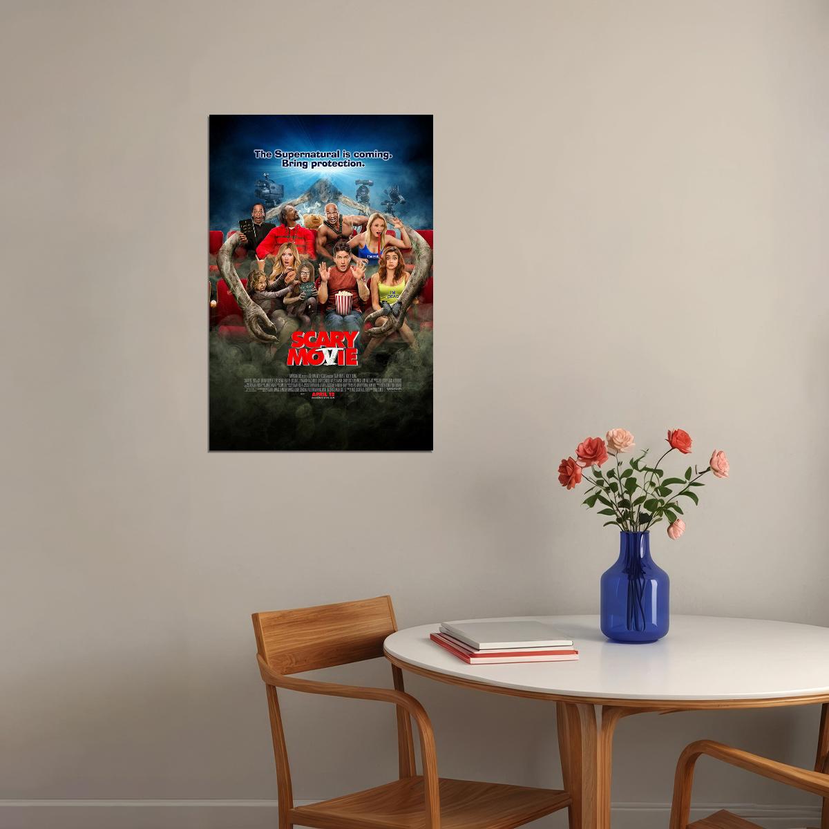 Scary Movie Comedy Action Poster Wall Art Print Home Wall Decor