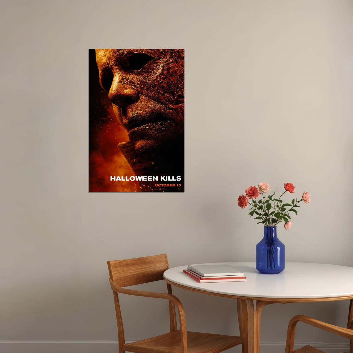 Halloween Movie Cover Adventure Thriller Poster Wall Art Print Home Wall Decor - xonomax