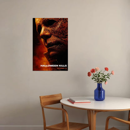 Halloween Movie Cover Adventure Thriller Poster Wall Art Print Home Wall Decor - xonomax