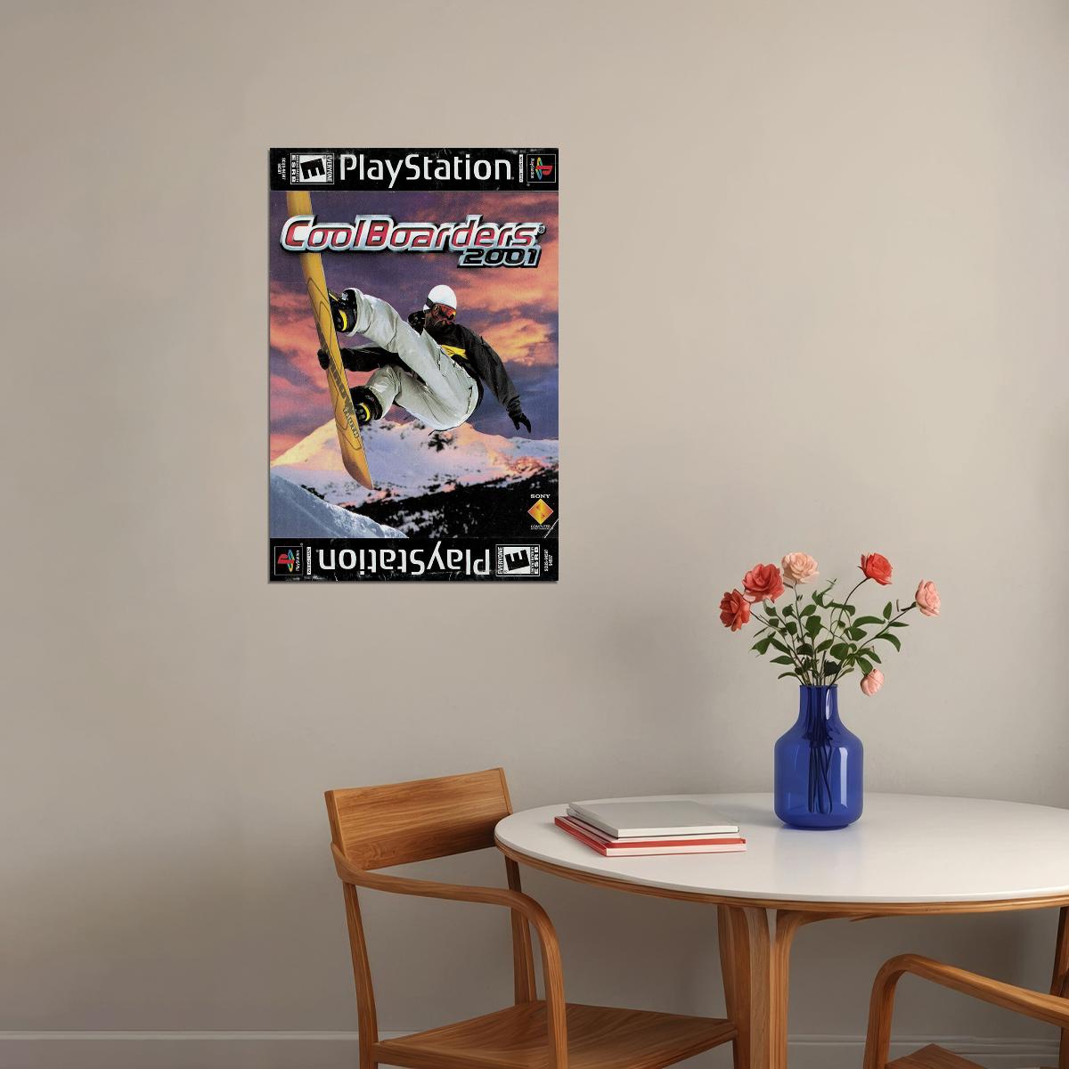 Cool Boarders 2001 Sport Video Gaming Poster Wall Art Print Home Wall Decor - xonomax