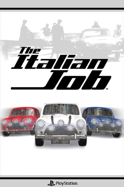 The Italian Job Ps1 Video Games Multiplayer Action Poster Wall Art Print Home Wall Decor - xonomax