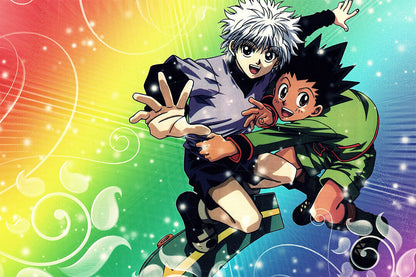 Hunter X Hunter Gon Killua Action Adventure Poster Wall Art Print Home Wall Decor - xonomax
