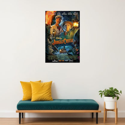 Jungle Cruise Movie 2021 Full Character Fantasy Poster Wall Art Print Home Wall Decor - xonomax