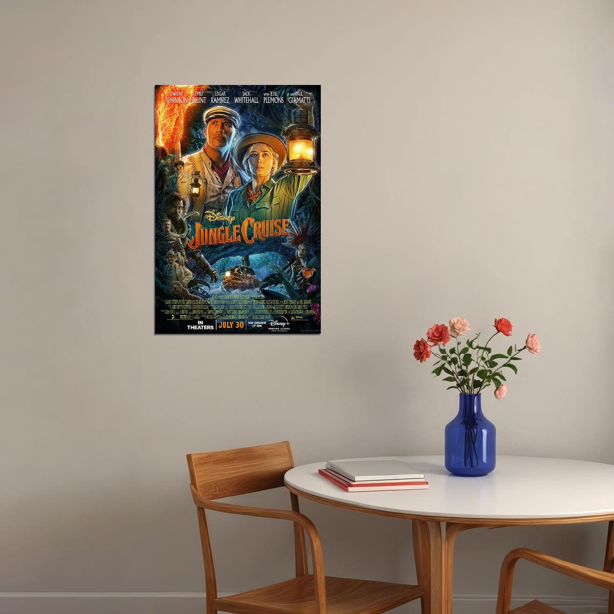 Jungle Cruise Movie 2021 Full Character Fantasy Poster Wall Art Print Home Wall Decor - xonomax