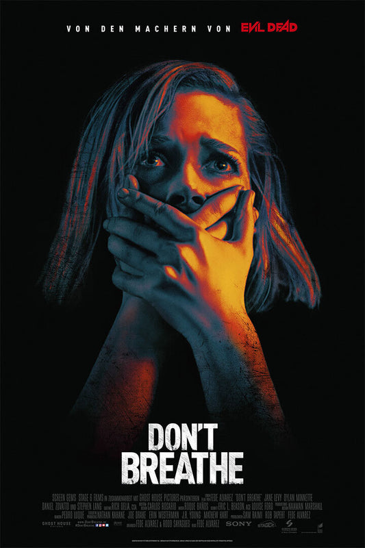 Don't Breathe Movie Horror Thriller Crime Poster Wall Art Print Home Wall Decor - xonomax