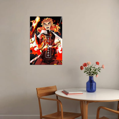 Rengoku Demon Slayer Anime Adventure Action Poster Wall Art Print Home Wall Decor - xonomax