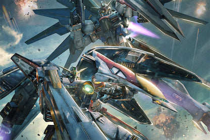 Macross Robotech Fight Skull Squad Animation Poster Wall Art Print Home Wall Decor - xonomax