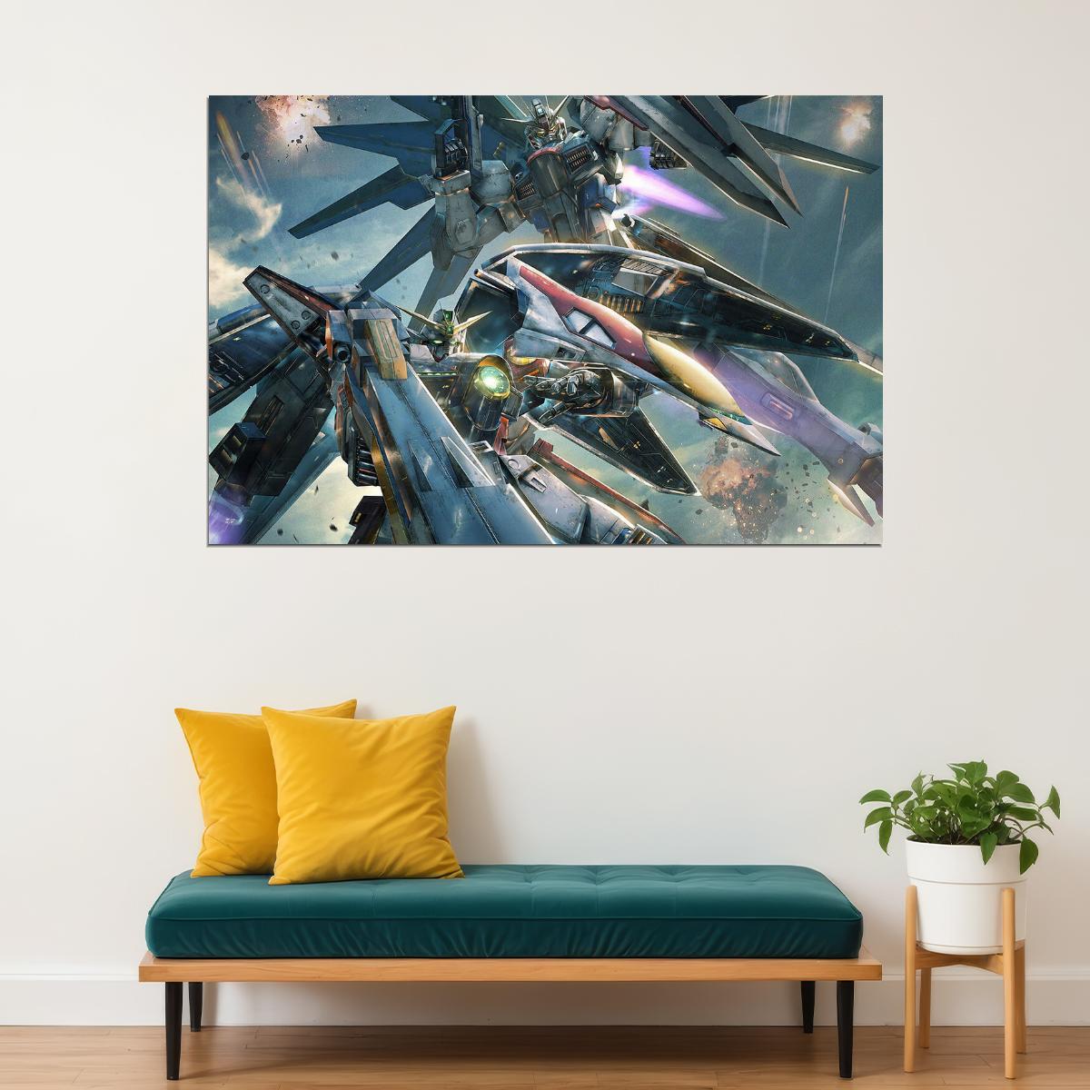 Macross Robotech Fight Skull Squad Animation Poster Wall Art Print Home Wall Decor - xonomax